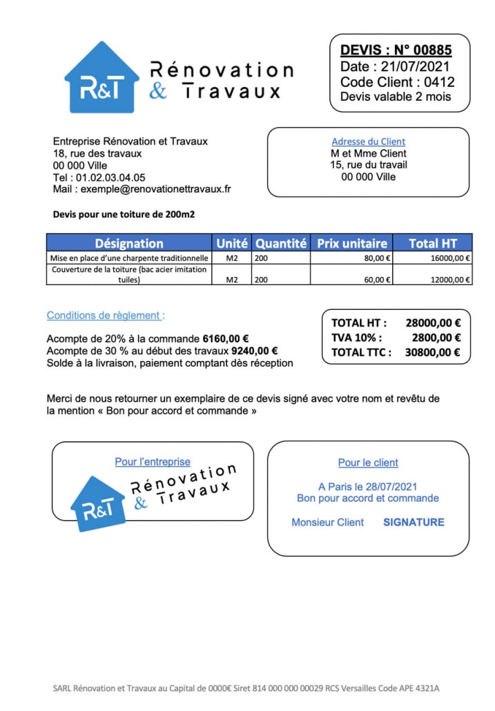 Prix D’une Toiture De 200m2 - Rénovation Et Travaux