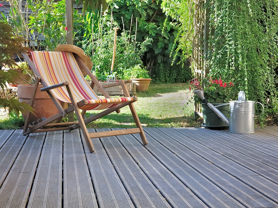 Pose de revêtement pour terrasse